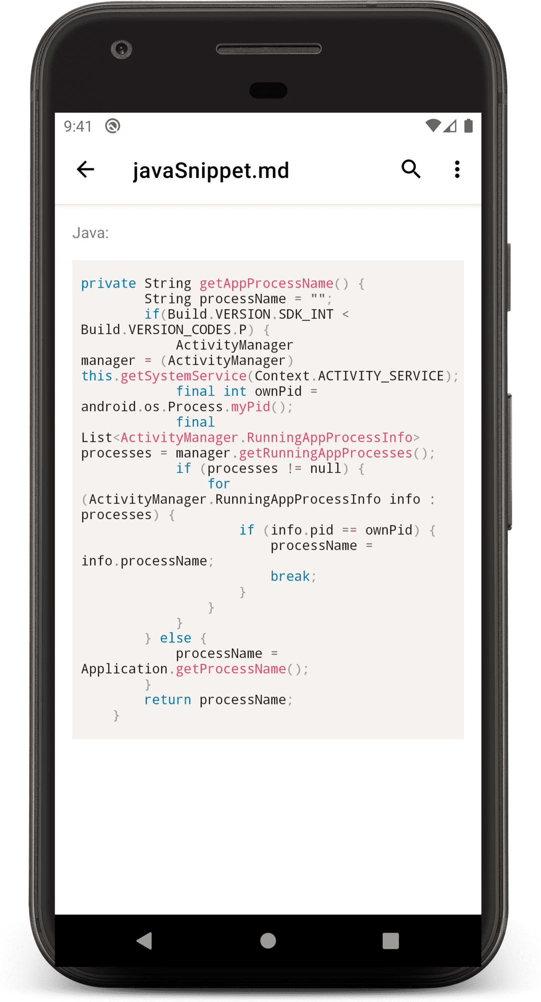 Markdown preview with syntax highlighting
