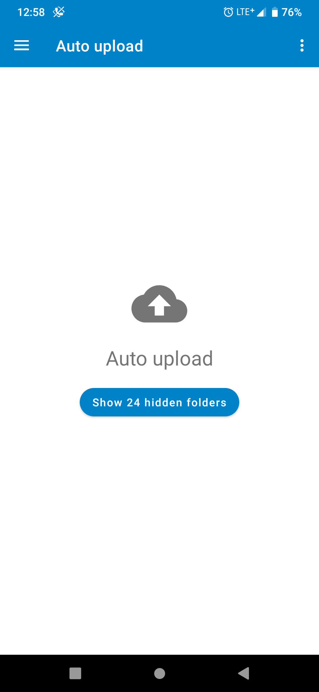 Show hidden folders