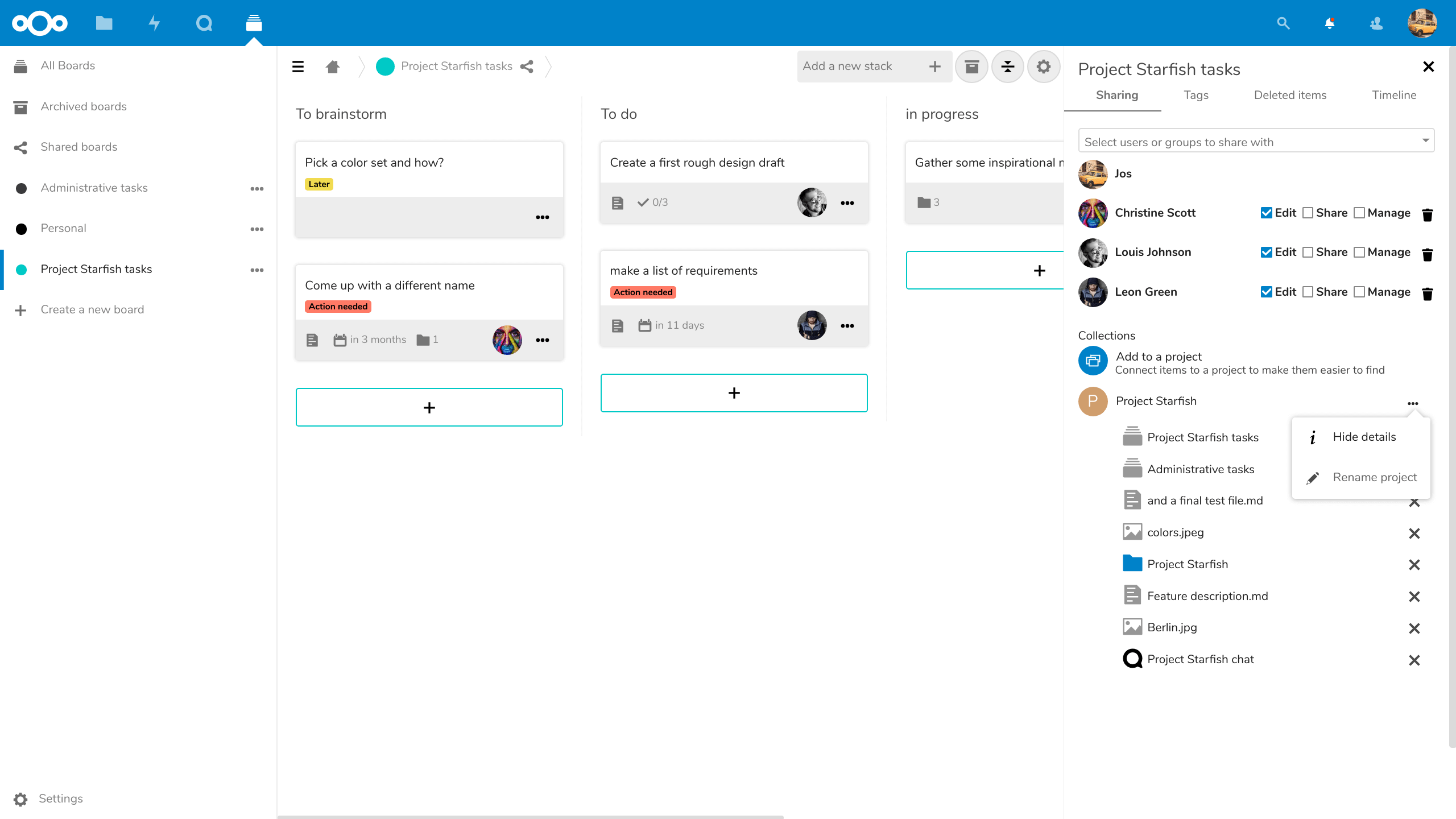 Task share. Nextcloud Deck. Nextcloud Android. Nextcloud на русском. Nextcloud Project Management.