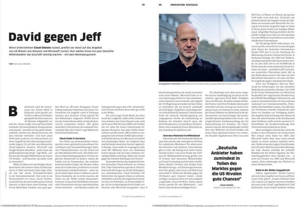 David and Jeff Wirtschaftswoche interviewed Frank Karlitschek and