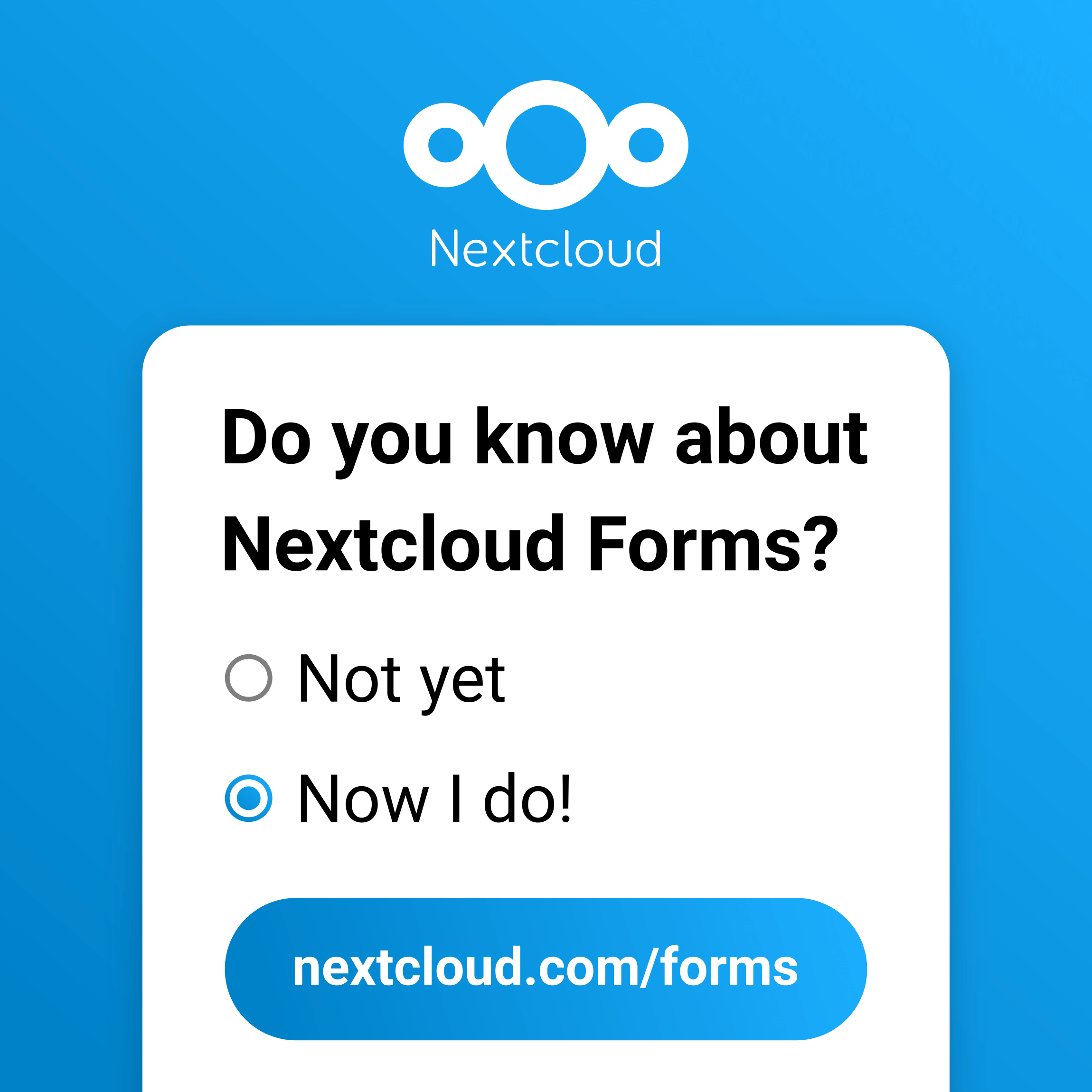 Yet now. Nextcloud. Nextcloud лого.