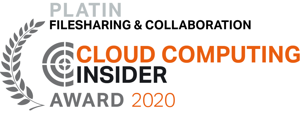 Platin Award at CloudComputing Insiders Award