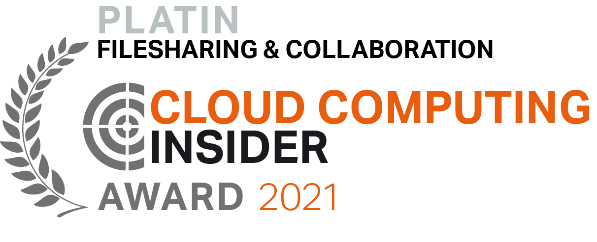 Platin Award at CloudComputing Insiders Award