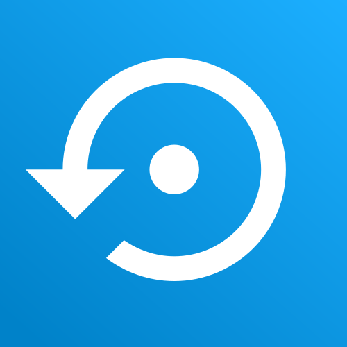 Nextcloud Backup logo - dot with open circular arrow around it