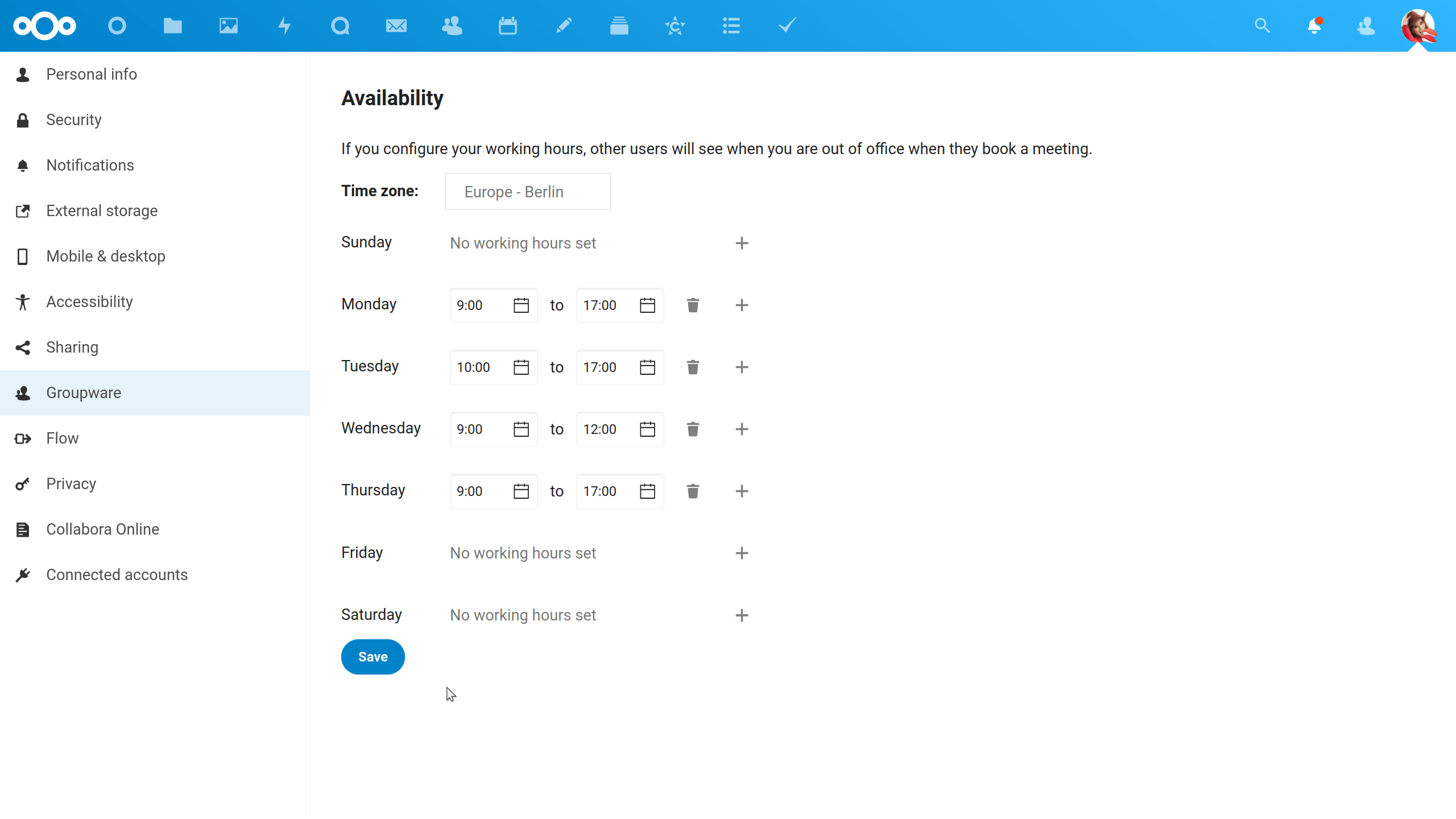 configure availability