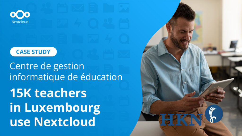 15K teachers in Luxembourg use Nextcloud