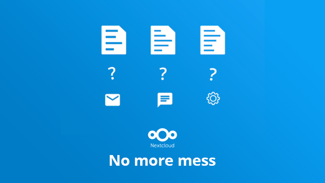 Nextcloud Hub: No More Mess