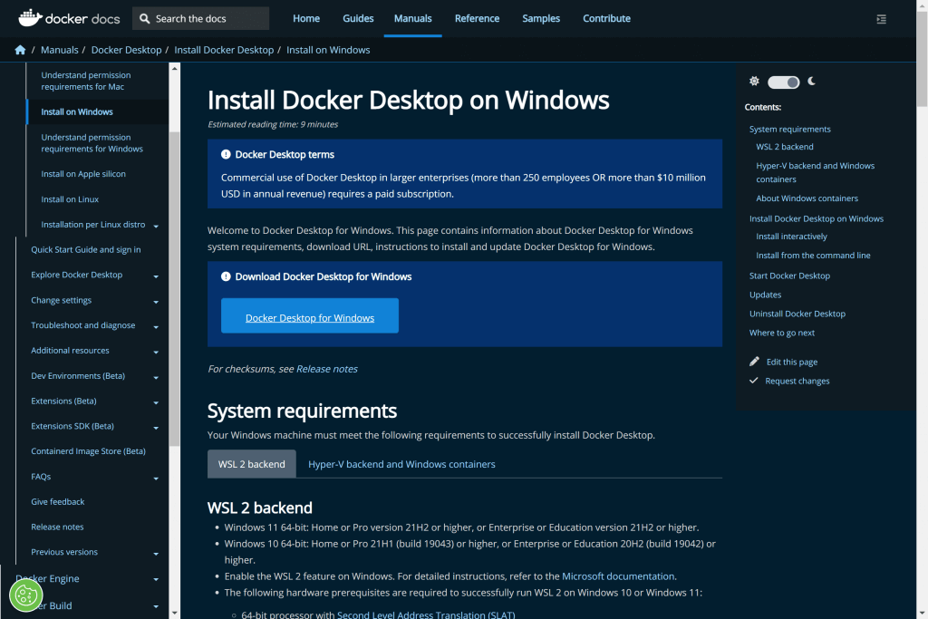 Instalación de Nextcloud Docker Desktop en Windows