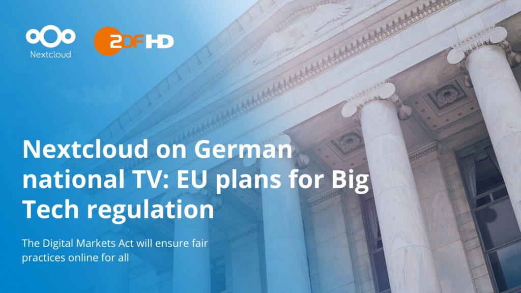 Nextcloud on German national TV ZDF