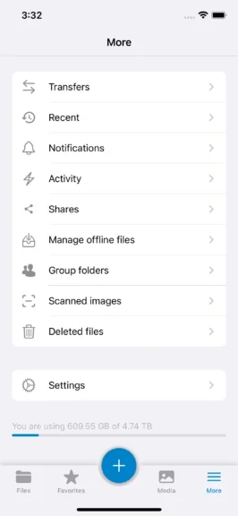 Nextcloud iOS Group folders